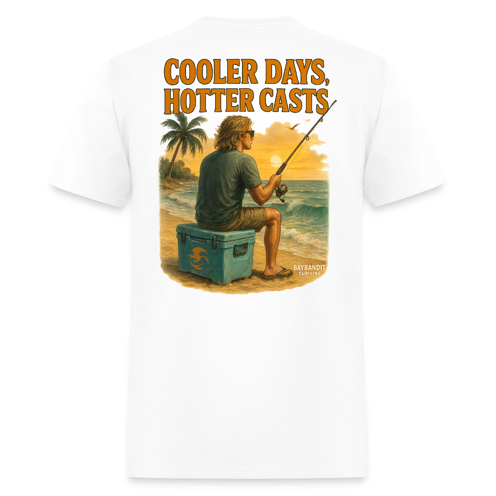 Cooler Days Hotter Casts - white