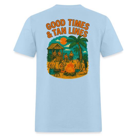 Good Times & Tan Lines - powder blue