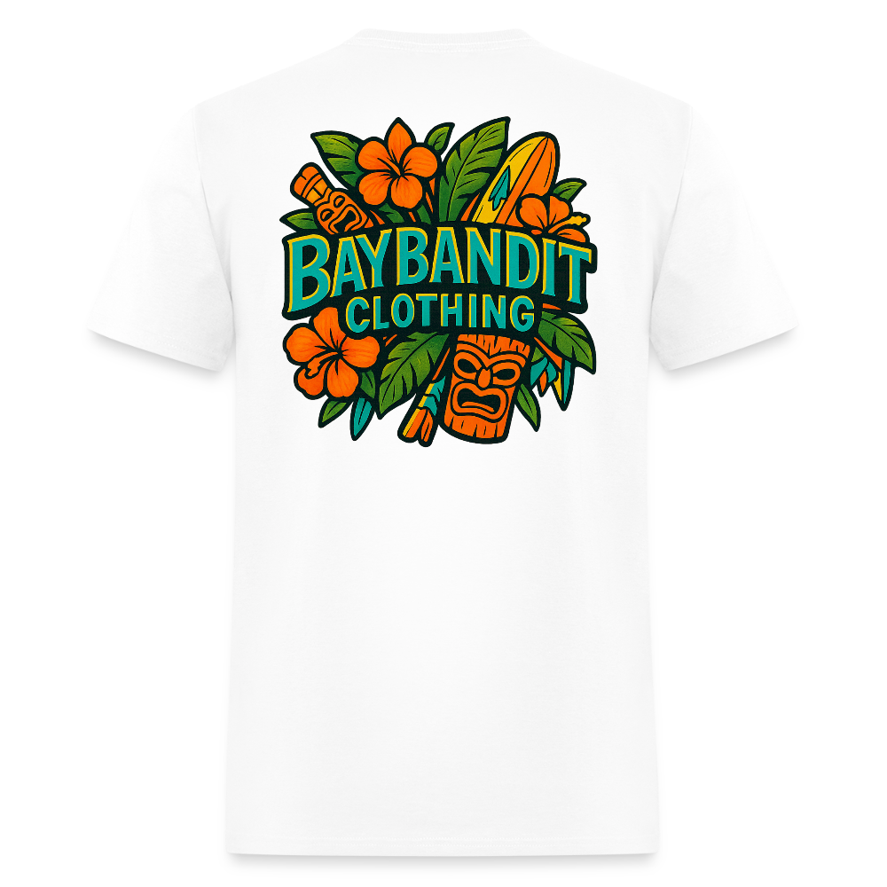 Baybandit Clothing Tiki Sign - white