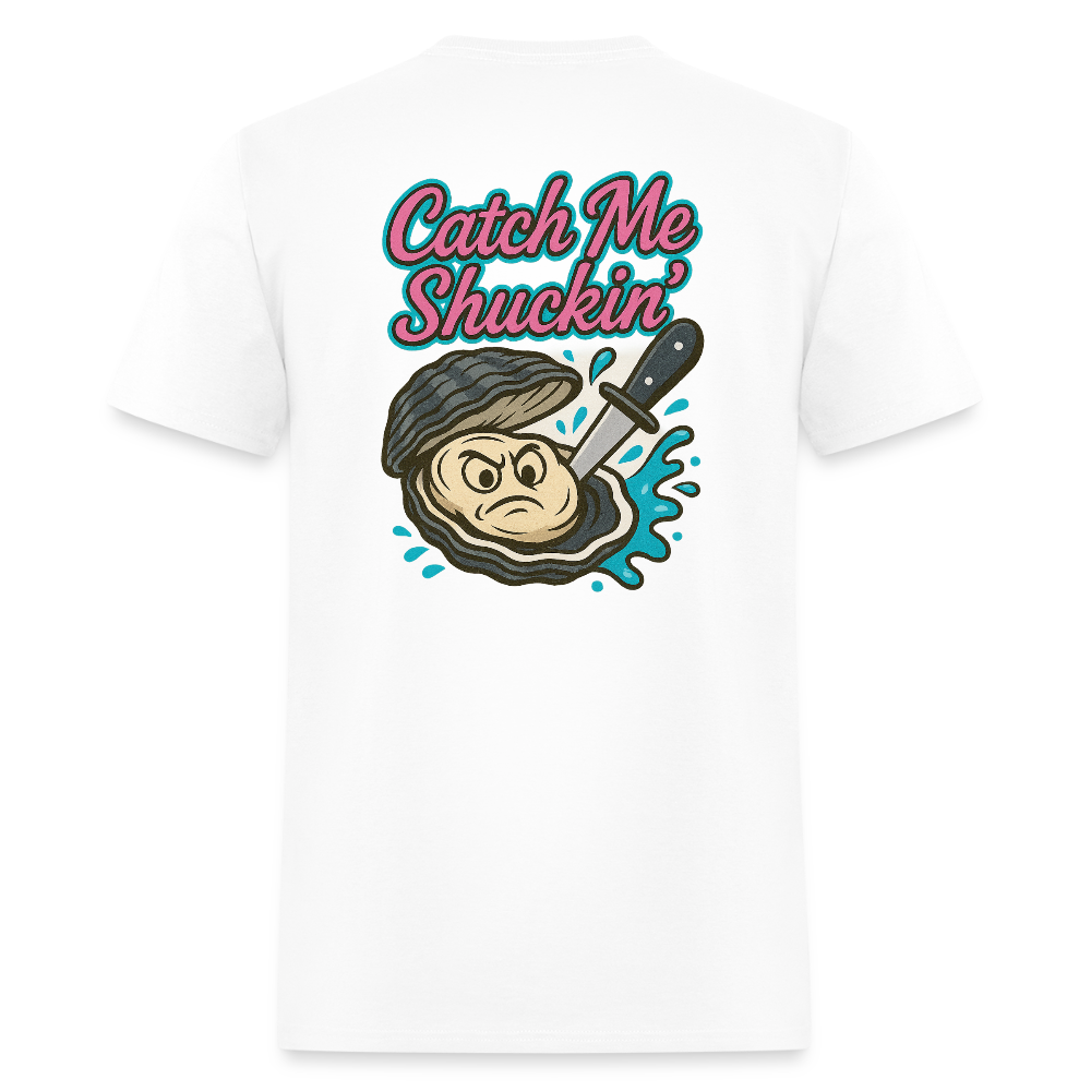 Catch Me Shuckin - white