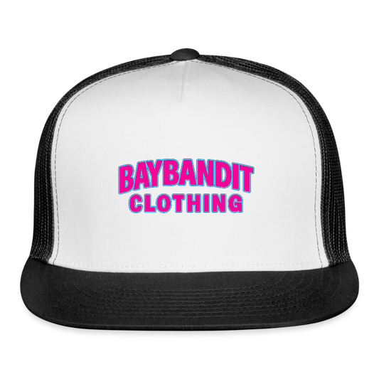 Baybandit Clothing Trucker Hat - white/black